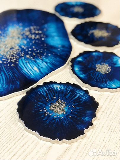 Сервировочный набор из эпоксидной смолы