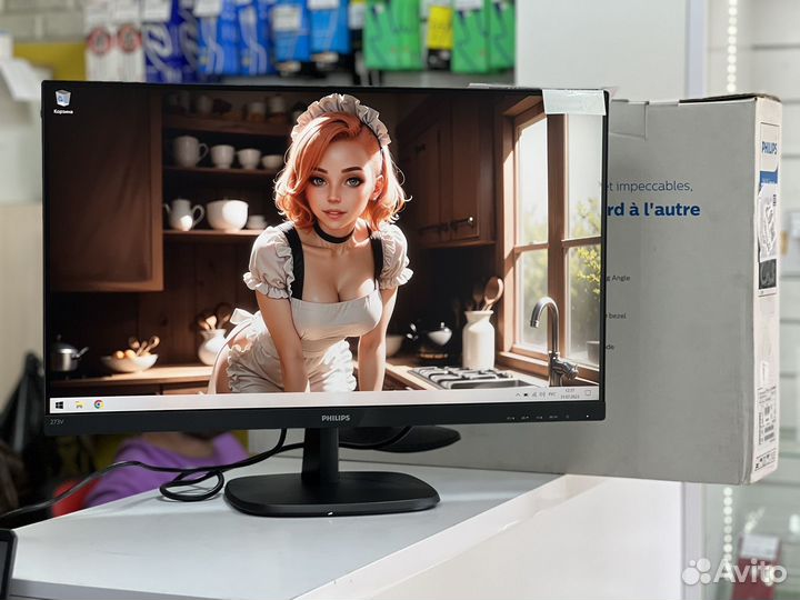 Новый монитор 27“ philips 273V7qdsb IPS 75 Гц