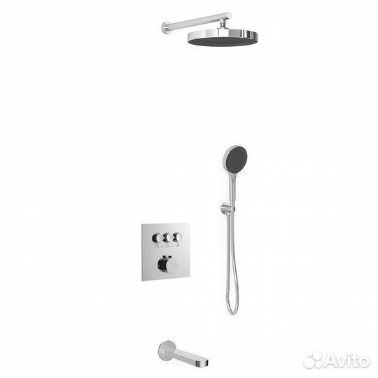 Душ. комплект термостат 3реж. хром Inspire vsfw-4