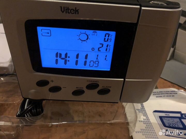 Термометр с беспроводным датчиком