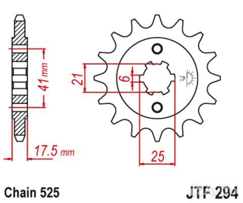 Звезда ведущая JTF294 14