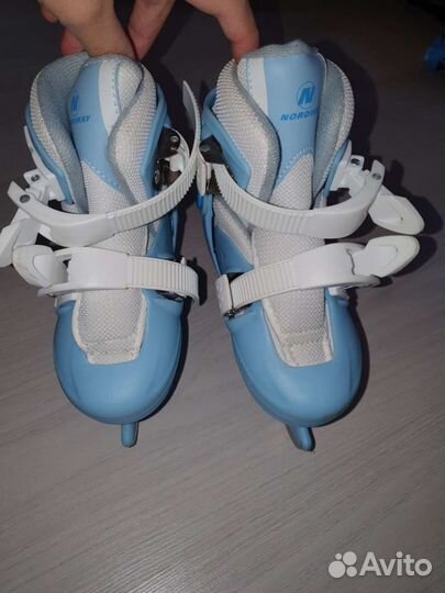 Коньки детские раздвижные 27-30 размер