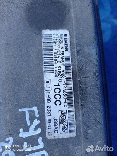 Блок управления двигателем Ford Fusion хэтчбек