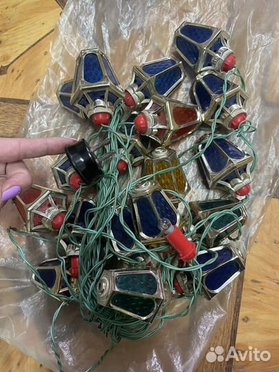 Гирлянда фонарики СССР