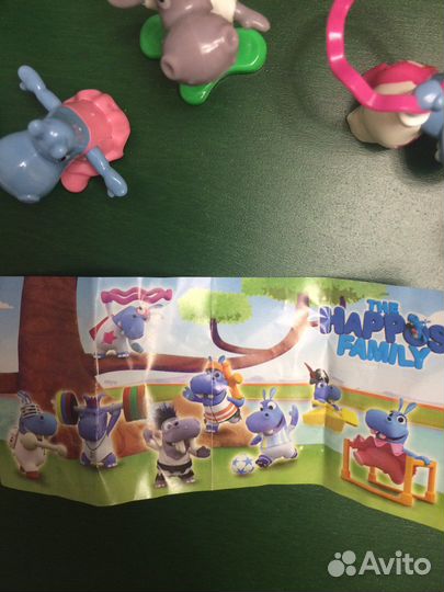 Игрушки из киндера бегемотики. Полная коллекция