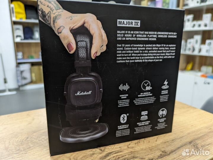 Беспроводные/проводные наушники Marshall Major IV