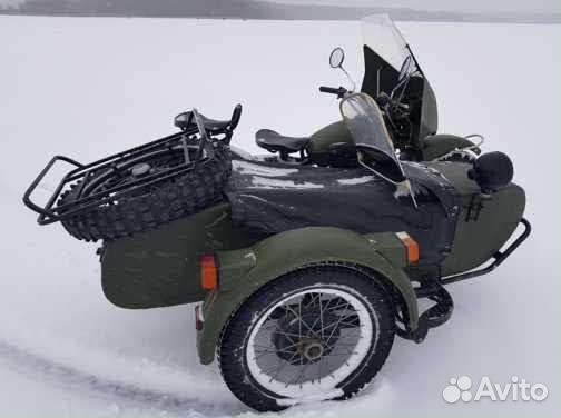 Мотоцикл Урал с коляской и прицепом