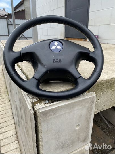 Руль с air bag на Mitsubishi Outlander CU5W