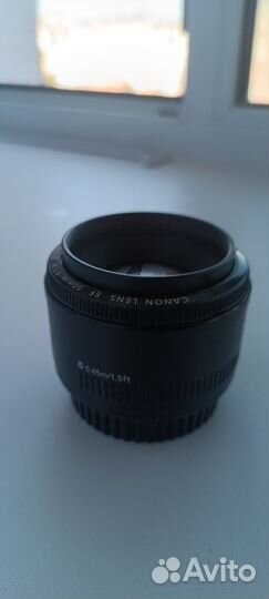 Объектив canon EF 50mm 1.8