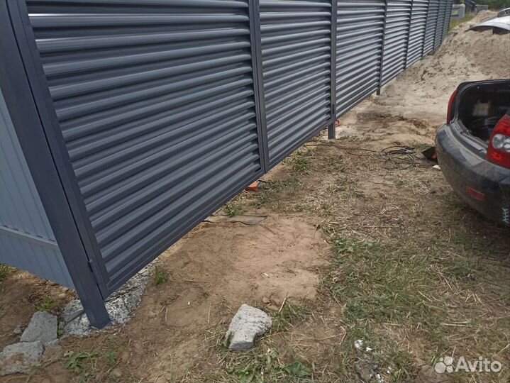 Откатные ворота под ключ