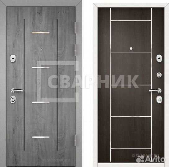 Усиленная входная дверь на заказ. Под ключ