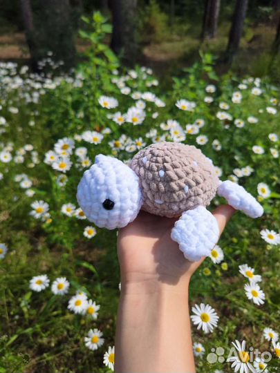 Вязаная игрушка черепашка