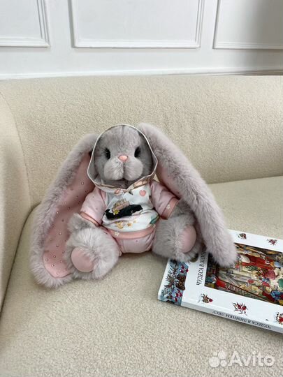 Мягкая игрушка заяц ручная работа