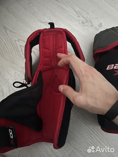 Налокотники хоккейные bauer vapor X100 sr L