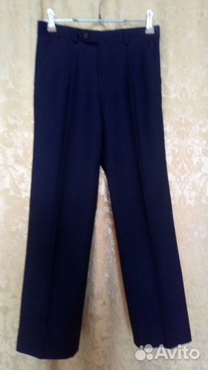 Школьный костюм синий рост 152 (брюки+пиджак)