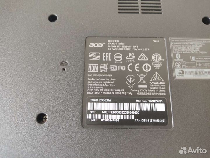 Ноутбук Aser i3/8gb/ssd256