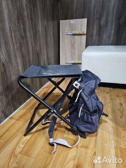 Складной стул-рюкзак для рыбной ловли caperlan