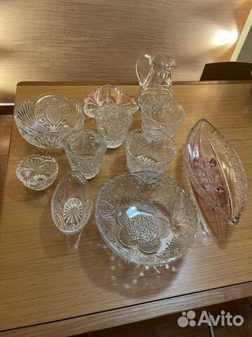 Вазы хрустальные