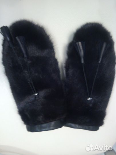 Варежки норковые