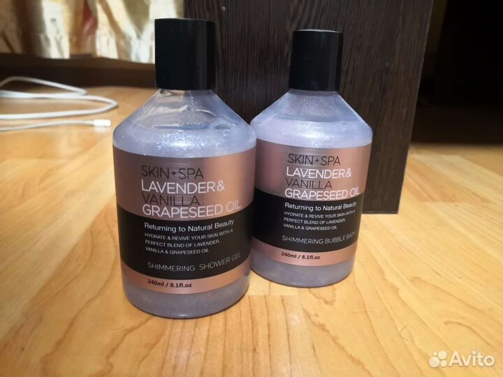 Набор гель для душа + пена для ванны skin + SPA