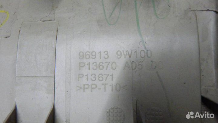 Воздуховод задний Nissan Teana J31 3.5 VQ35DE 2006