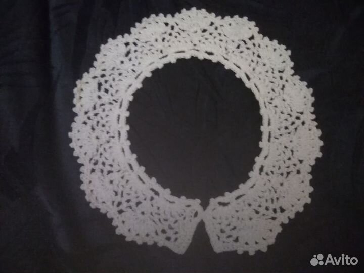 Воротники вязаные