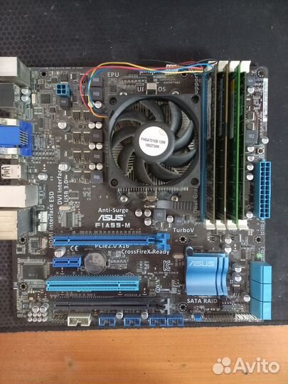 Материнская плата с процессором a8-3850 +8gb ddr3