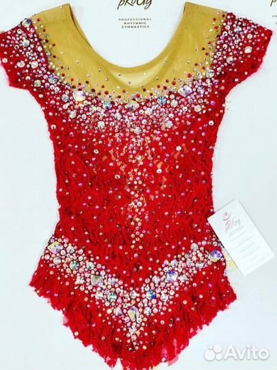 Купальник гимнастический для выступлений 116-122