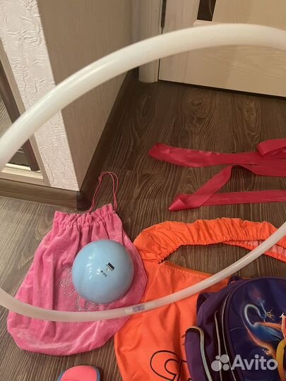 Обруч и мяч для художественной гимнастики набор