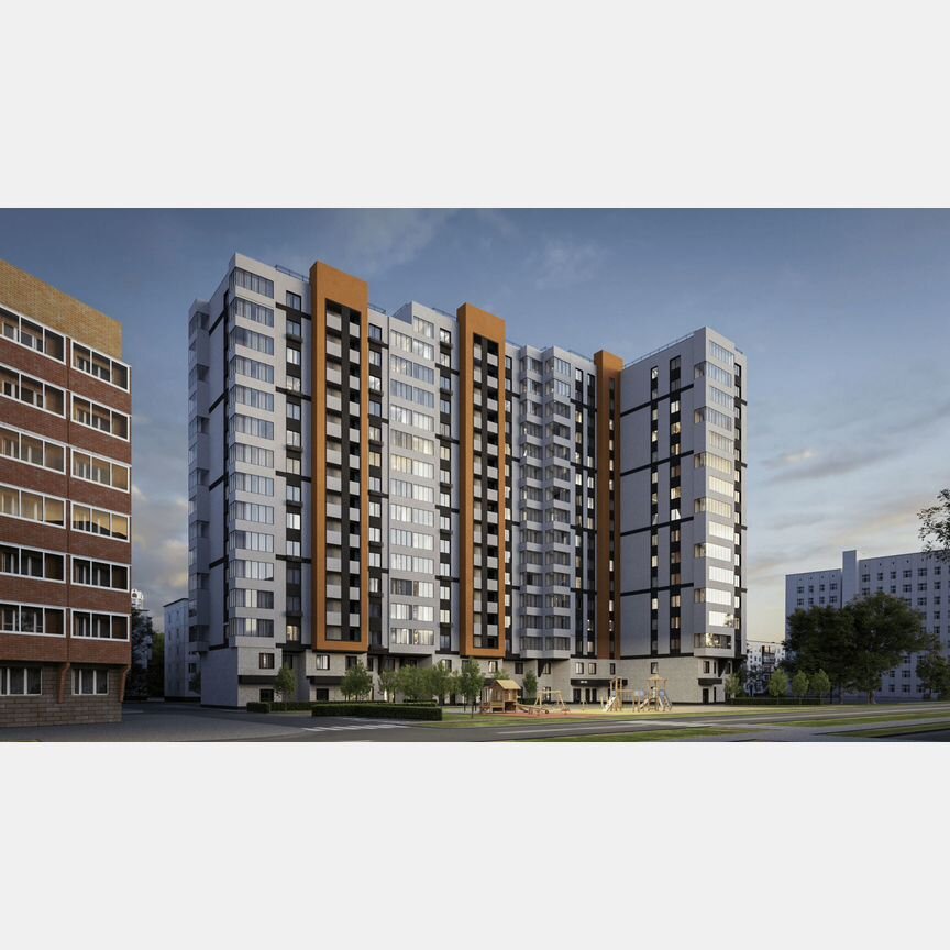 Квартира-студия, 29,6 м², 9/17 эт.