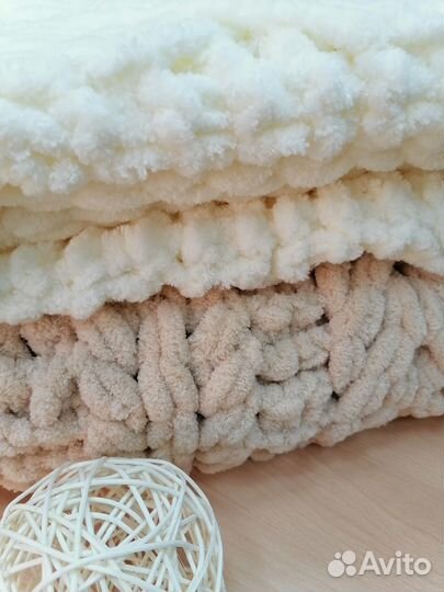 Плед детский вязаный из Alize Puffy