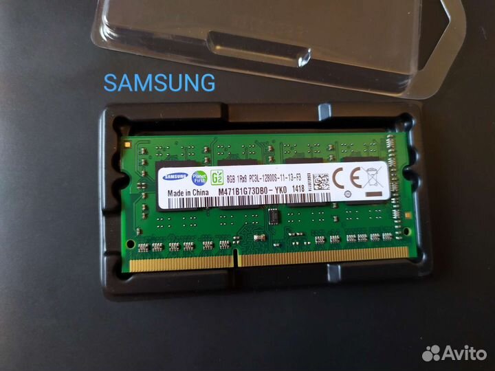 Samsung 8Gb (ddr3L, PC3L) 12800s память ноутбука