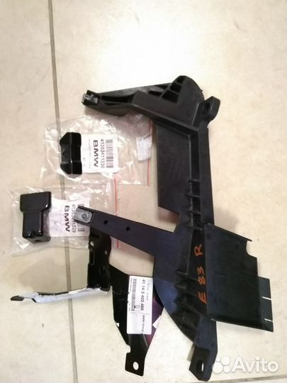 Крепления крыла и фары бмв X3 e83