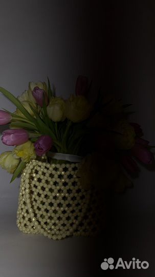 Сумка из бусин ручной работы