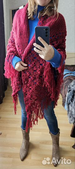 Пончо женское