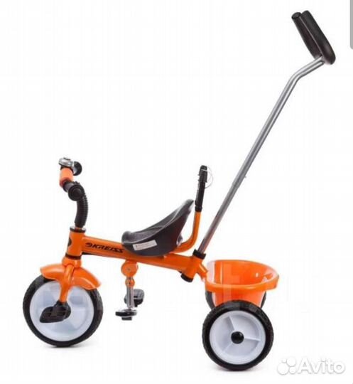Трехколесный велосипед с ручкой