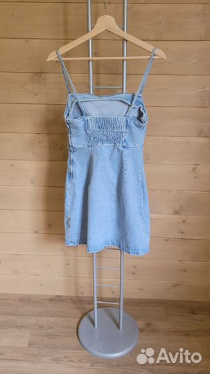Платье Zara M Джинсовое Мини