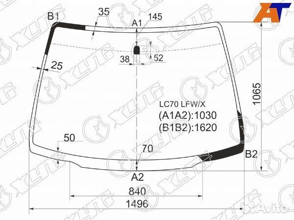 Стекло лобовое mitsubishi dion