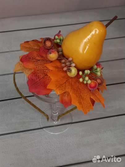 Ободок с грушей