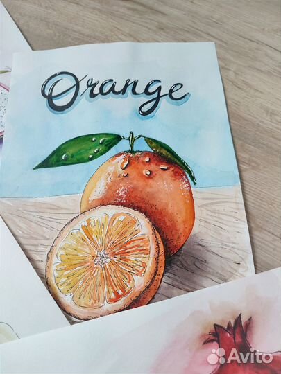 Рисунок в стиле скетчинг формат А4