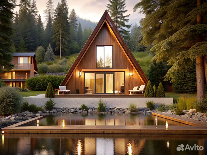 Строительство домов A-frame