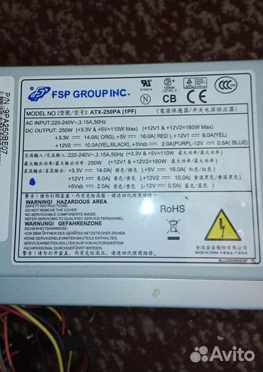 Блоки питания разные