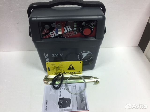 Электропастух Генератор Secur 500 до 250 км 12 в