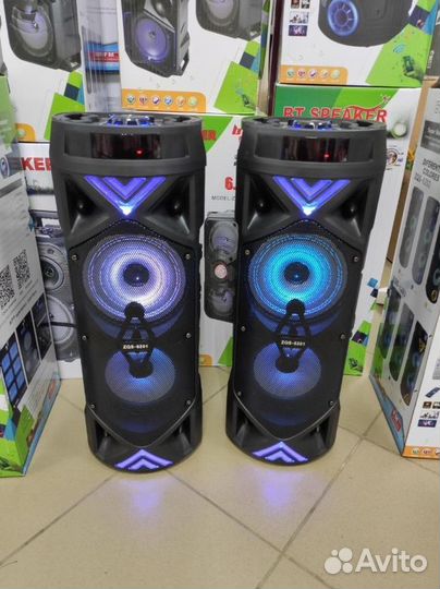 Большая портативная колонка с караоке