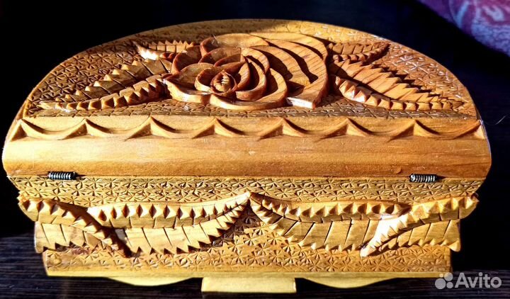 Шкатулка деревянная СССР
