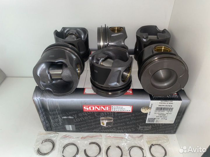 Комплект поршней Sonne OM 642 +0,50