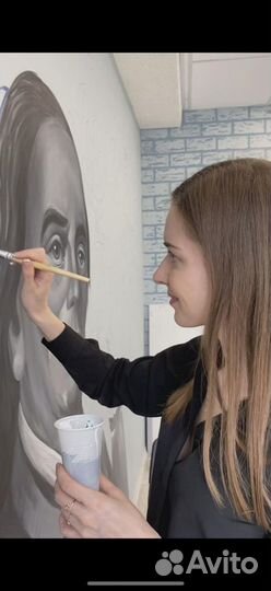 Ручная художественная роспись стен/потолков