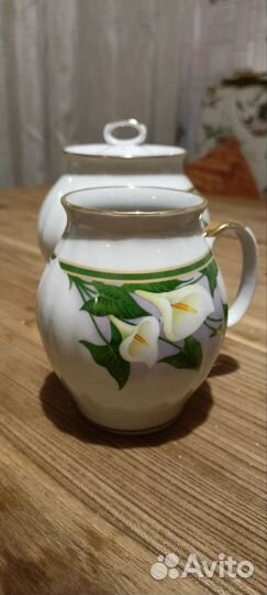 Чайный сервиз фарфор Дулево