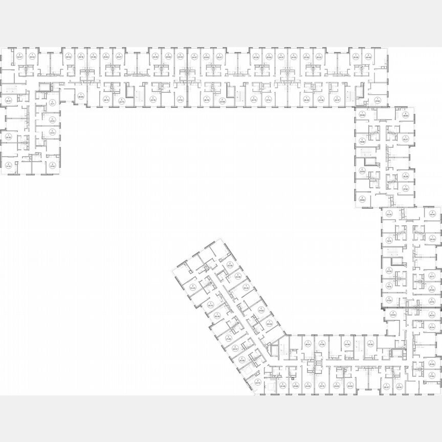 2-к. апартаменты, 48,7 м², 6/8 эт.