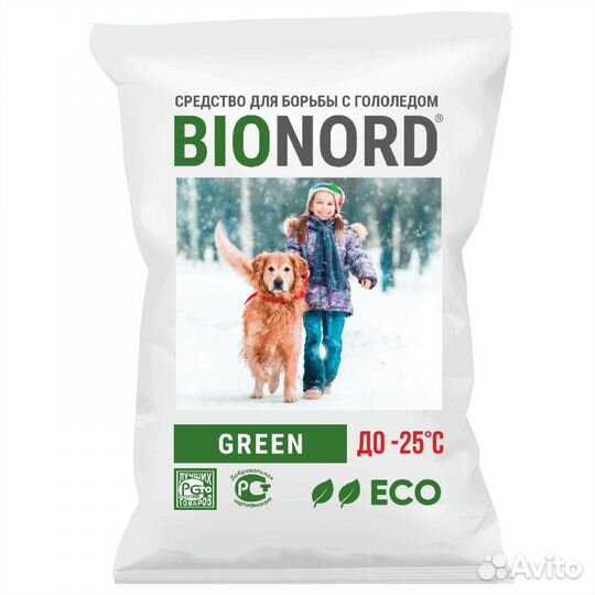 Противогололедный материал bionord green